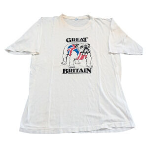 80s Great Britain Bull Dog T shirt